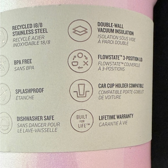 STANLEY NEW FREQUENCY QUENCHER H2.O FLOWSTATE TUMBLER | 30 OZ Rose Petal Shimmer - Picture 12 of 13